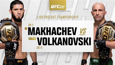 dazn ufc 294|UFC 294 results: Islam Makhachev stops Alexander Volkanovski。